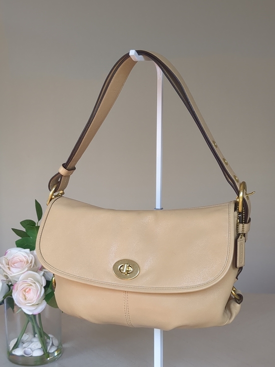 Coach Handbags - Coach Z23987 leather flap crossbody/shoulder bag